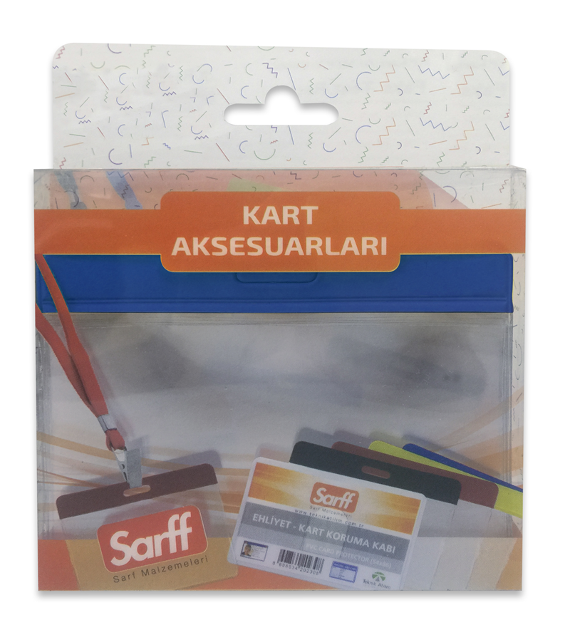 Kartvizitlikler SARFF 9.5X7.5CM MAVİ KART POŞETİ BLİSTER - 10ADET Satın Al
