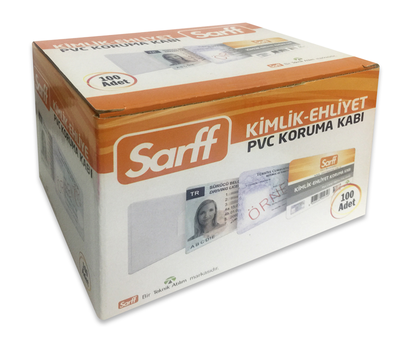 Kartvizitlikler SARFF A-031V PVC DİKEY EHLİYET KABI 85X55MM - 100ADET Satın Al