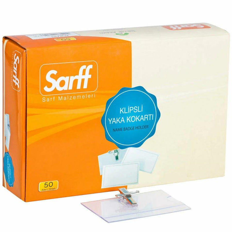 Kartvizitlikler SARFF PVC KOKART İĞNELİ - 50ADET Satın Al