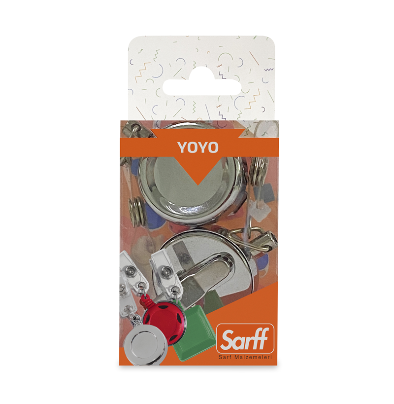 Kartvizitlikler SARFF YUVARLAK TİMSAH AĞIZLI METAL İPLİ YOYO BLİSTER - 2ADET Satın Al