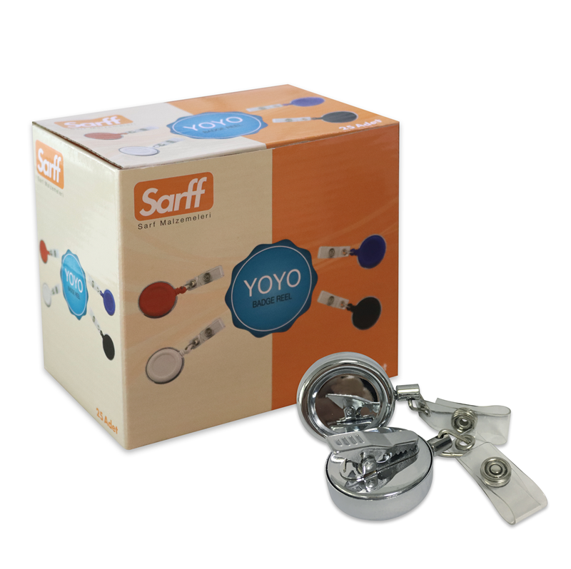 Kartvizitlikler SARFF YUVARLAK TİMSAH AĞIZLI METAL YOYO - 25ADET Satın Al
