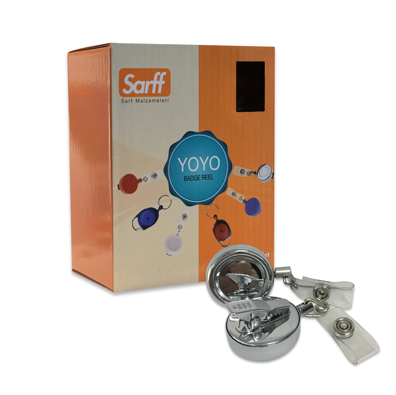 Kartvizitlikler SARFF YUVARLAK TİMSAH AĞIZLI METAL YOYO - 25ADET Satın Al