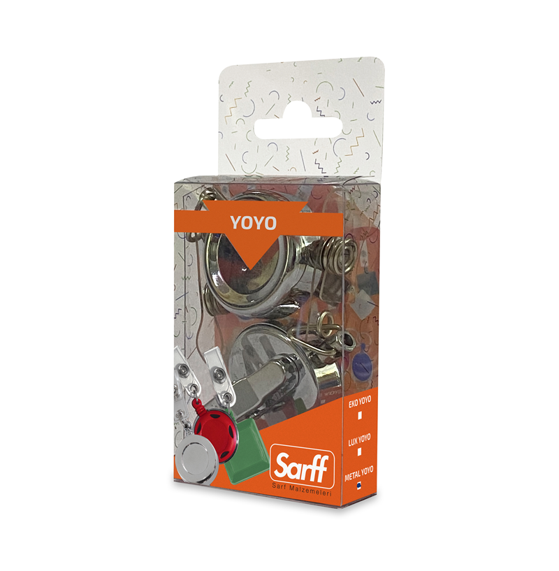 Kartvizitlikler SARFF YUVARLAK TİMSAH AĞIZLI METAL İPLİ YOYO BLİSTER - 2ADET Satın Al