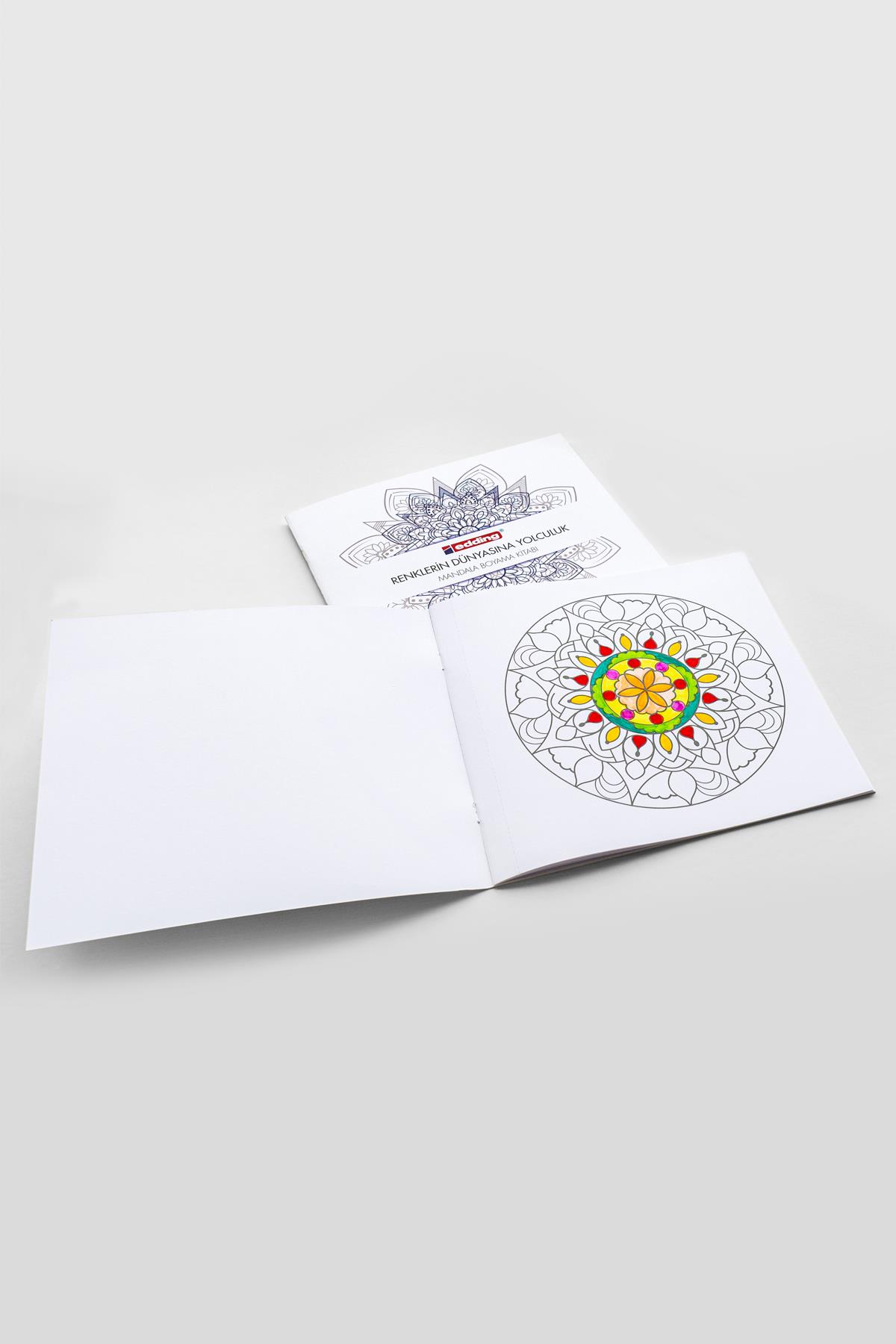 Keçeli Kalemler Edding 1200 Keçeli Boyama Kalem Seti 18 Adet+Mandala Kitabı Satın Al