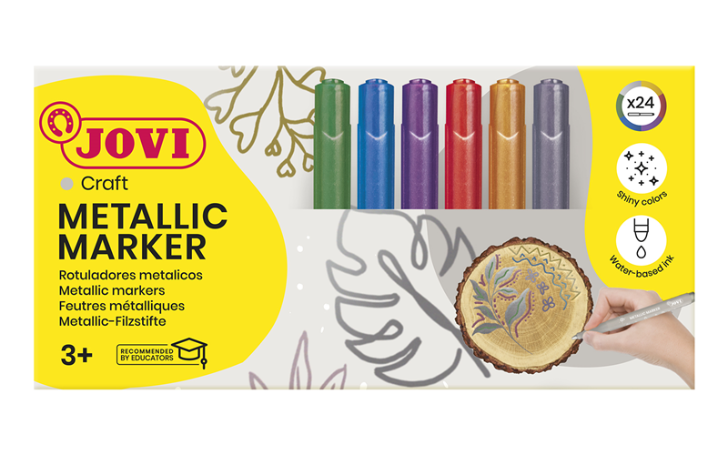 Keçeli Kalemler JOVI 1624M DECOR METALİK KALEMİ - 24 RENK Satın Al