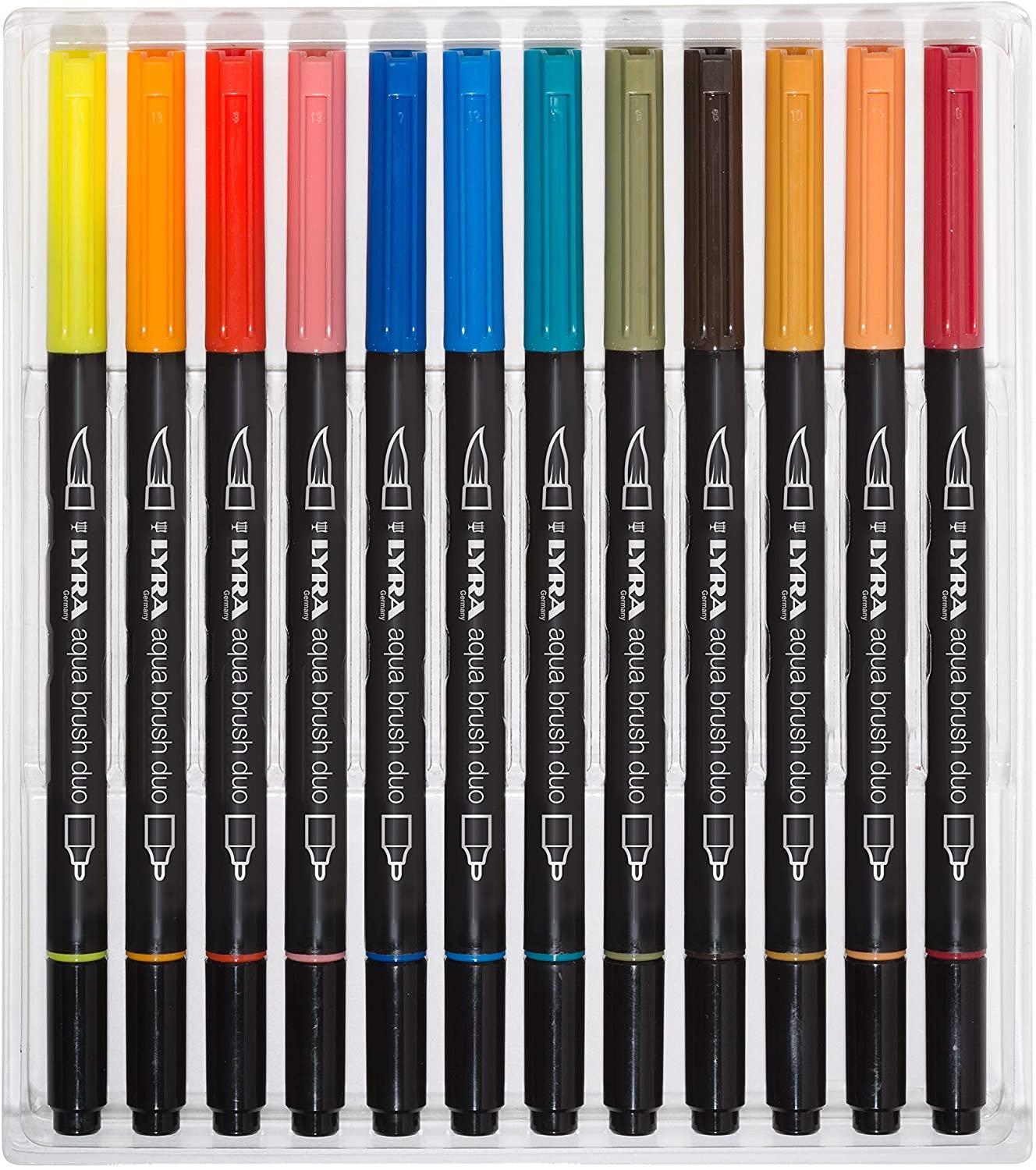 Keçeli Kalemler Lyra Aqua Brush Duo Hi-Quality Keçeli Kalem 24'lü Paket Satın Al