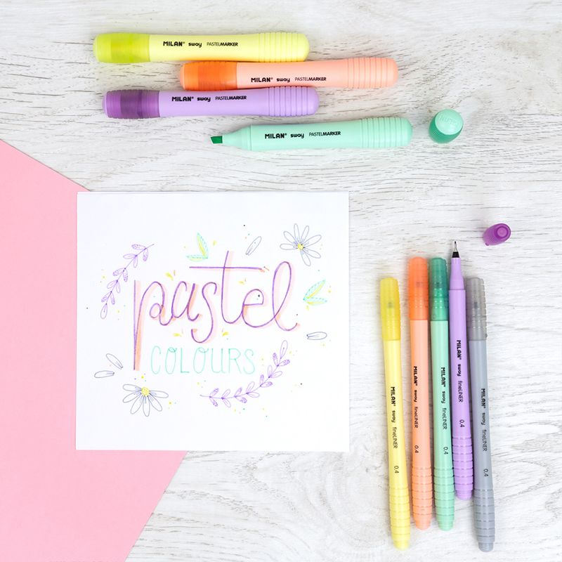 Keçeli Kalemler MILAN 162119807 SWAY PASTEL FOSFORLU KALEM (7 PAKET) - 4'LÜ Satın Al