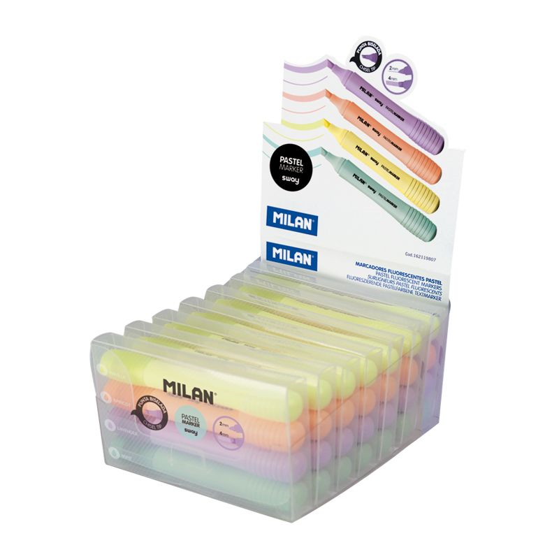 Keçeli Kalemler MILAN 162119807 SWAY PASTEL FOSFORLU KALEM (7 PAKET) - 4'LÜ Satın Al