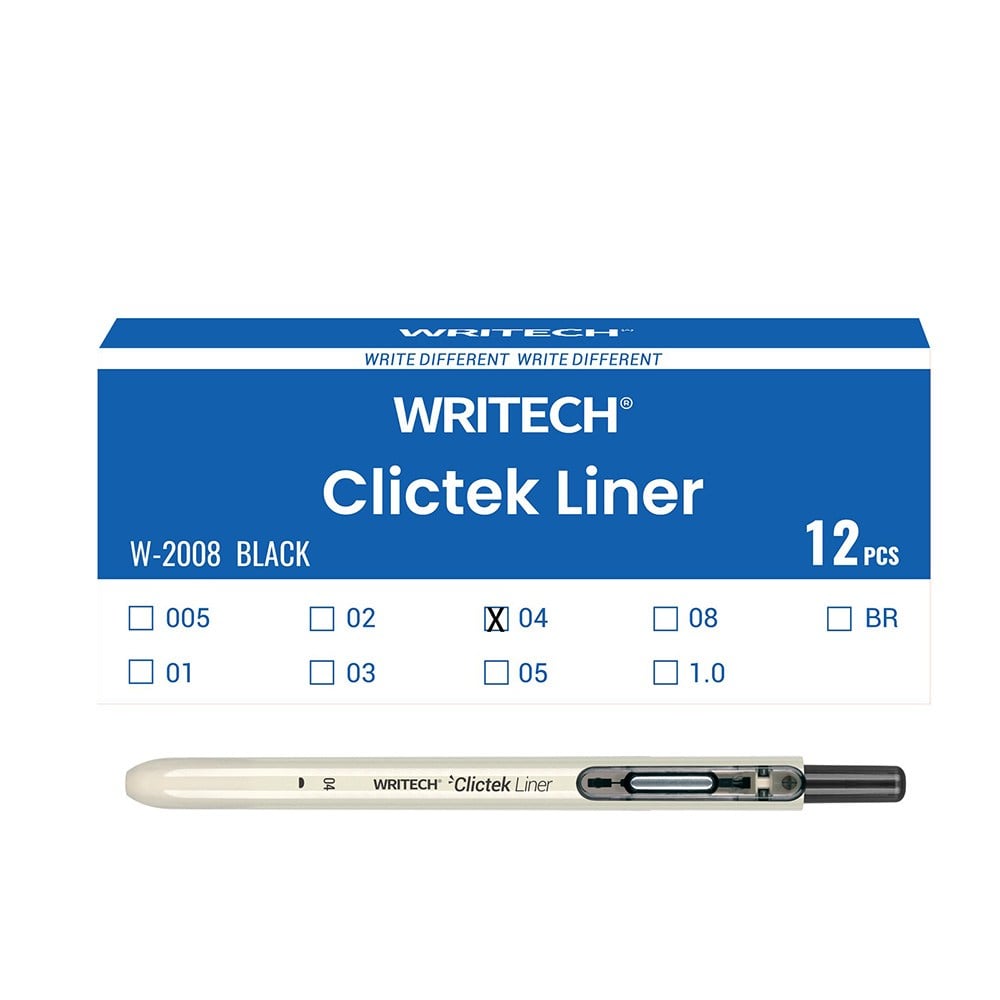 Keçeli Kalemler WRITECH W-2008 BASMALI FINELINER 0,4MM KALEM - 12'Lİ KUTU Satın Al