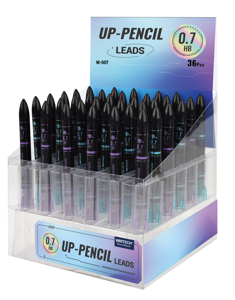 Keçeli Kalemler WRITECH W-507 0,7MM (SİYAH-YEŞİL/SİYAH-MOR) KALEM UCU - 36'LI STAND Satın Al