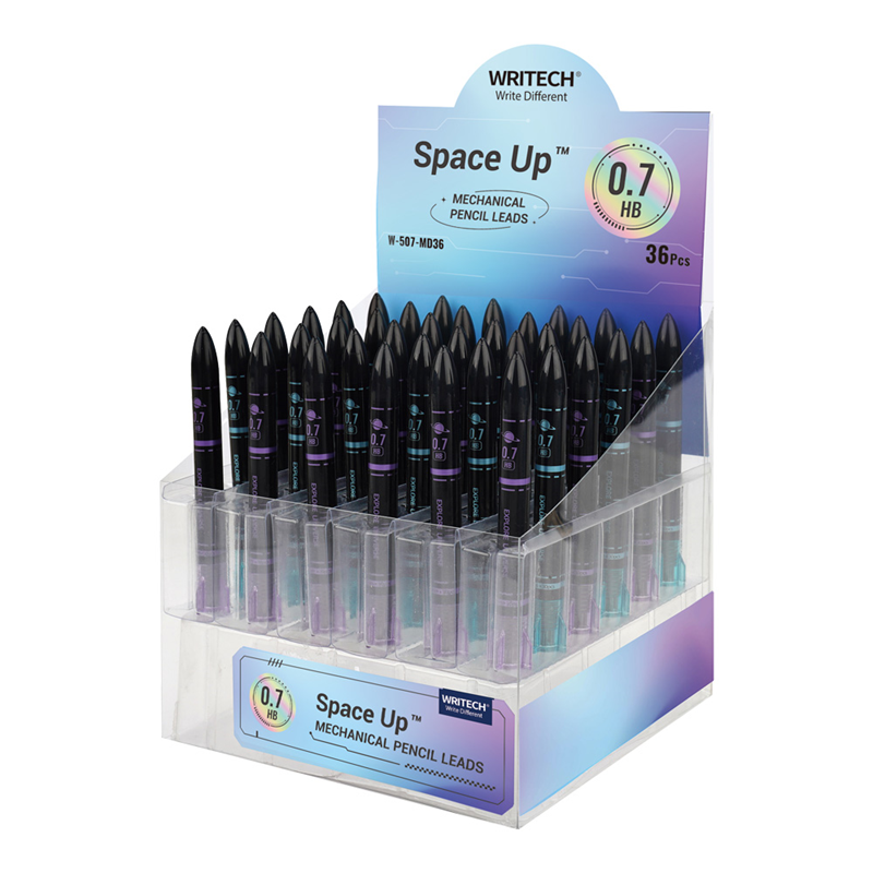 Keçeli Kalemler WRITECH W-507 0,7MM (SİYAH-YEŞİL/SİYAH-MOR) KALEM UCU - 36'LI STAND Satın Al