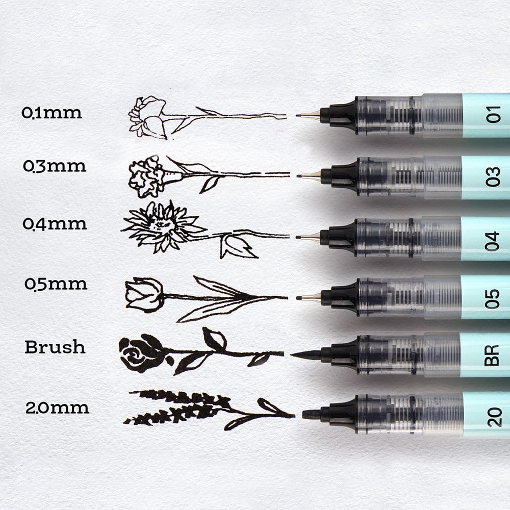 Keçeli Kalemler WRITECH W-704 LIQUID FINELINER KALEM - 6'LI Satın Al