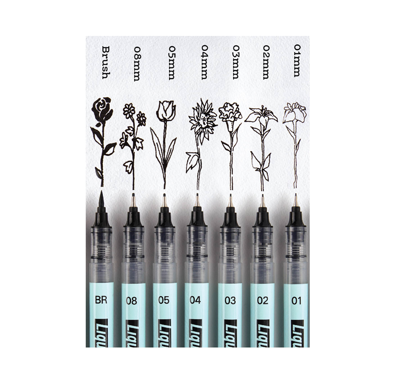 Keçeli Kalemler WRITECH W-704 LIQUID FINELINER 0,05MM KALEM - 12'Lİ KUTU Satın Al