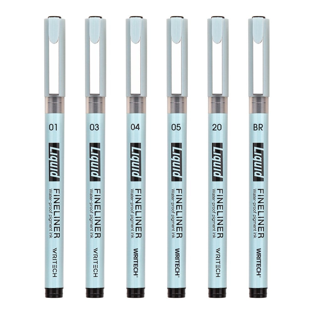 Keçeli Kalemler WRITECH W-704 LIQUID FINELINER KALEM - 6'LI Satın Al