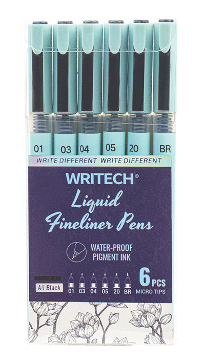 Keçeli Kalemler WRITECH W-704 LIQUID FINELINER KALEM - 6'LI Satın Al