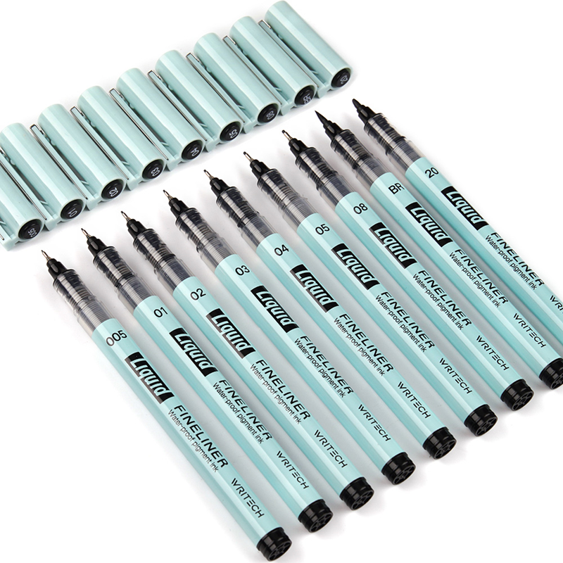 Keçeli Kalemler WRITECH W-704 LIQUID FINELINER KALEM - 9'LU Satın Al