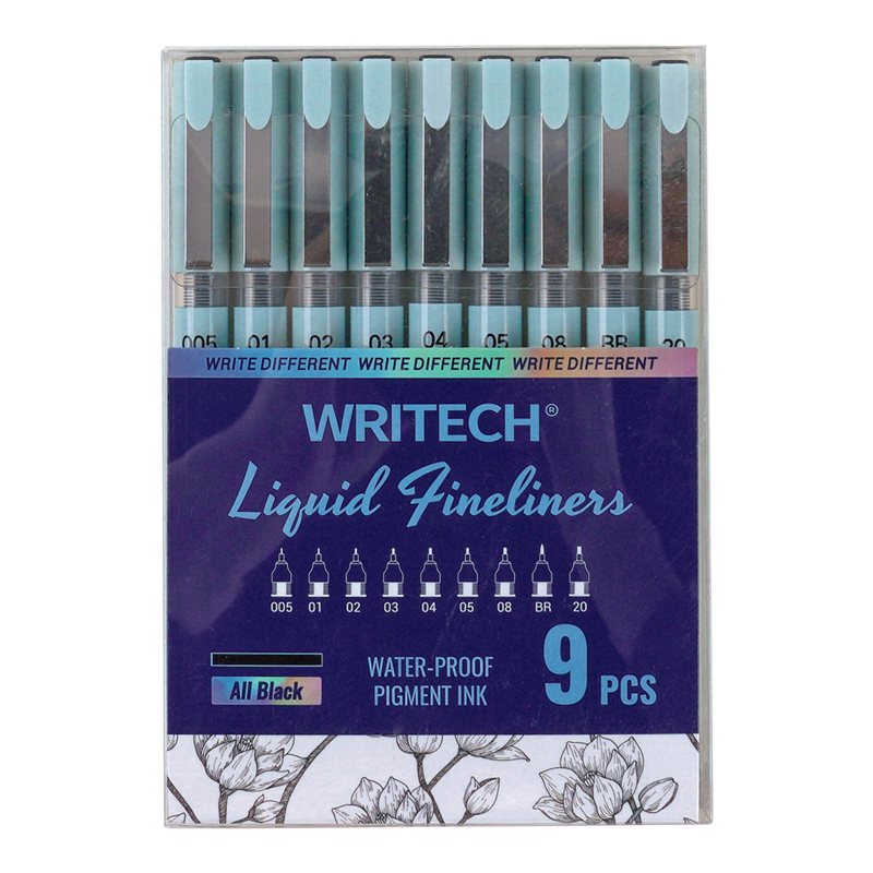 Keçeli Kalemler WRITECH W-704 LIQUID FINELINER KALEM - 9'LU Satın Al
