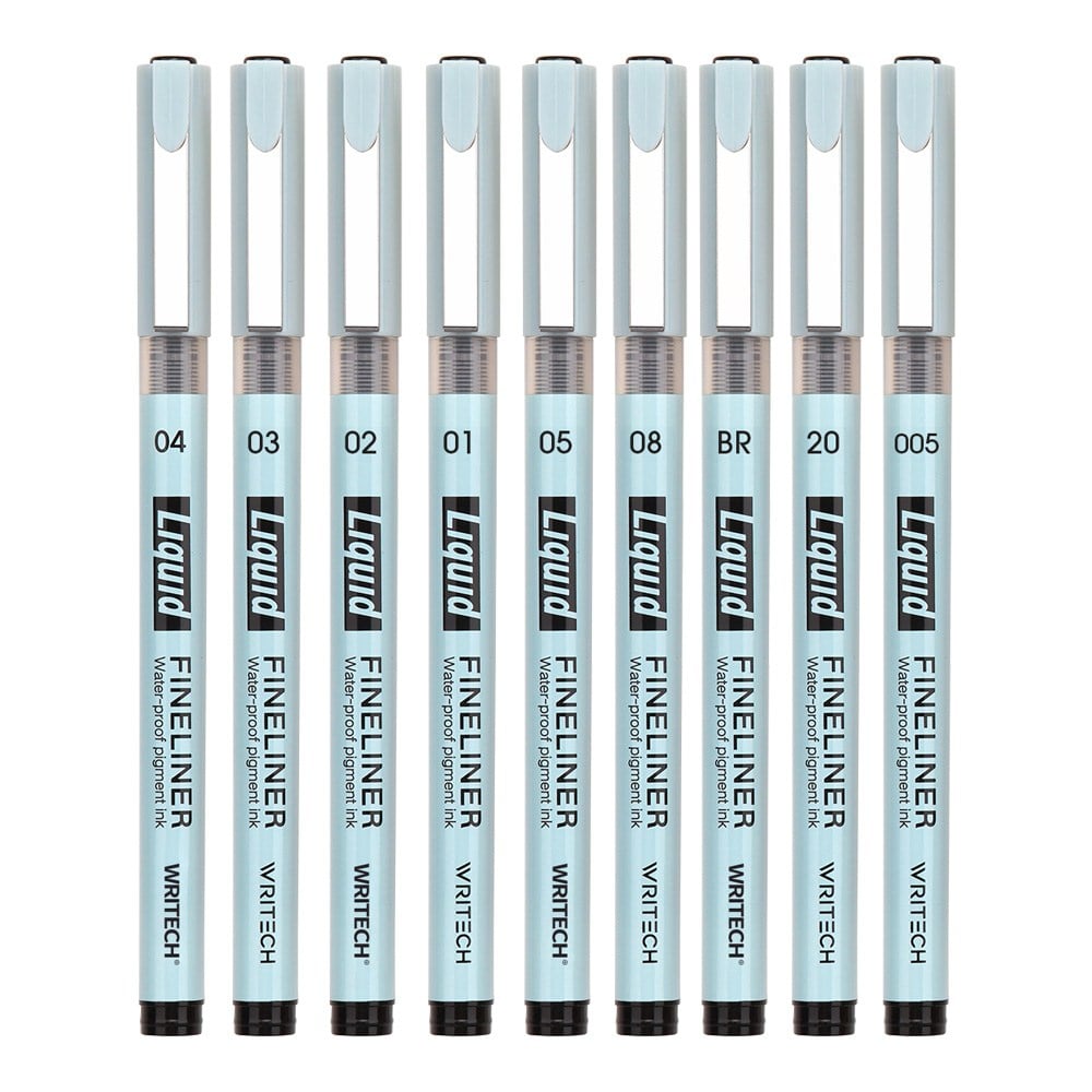 Keçeli Kalemler WRITECH W-704 LIQUID FINELINER KALEM - 9'LU Satın Al