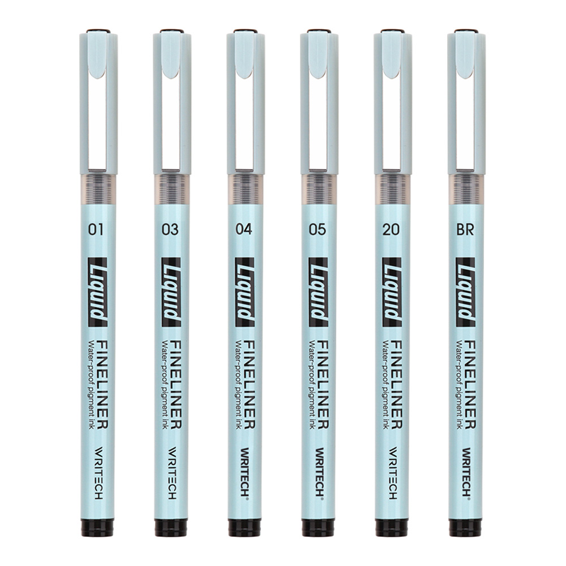 Keçeli Kalemler WRITECH W-704 LIQUID FINELINER KALEM - 6'LI Satın Al