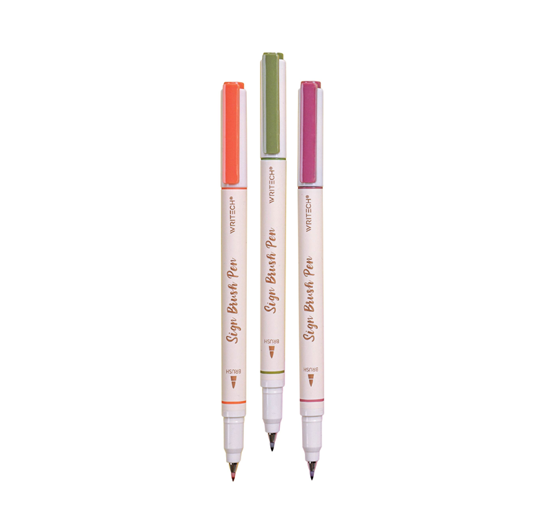 Keçeli Kalemler WRITECH W-827 FIRÇA TİP 8 RENK KEÇELİ KALEM - 120'Lİ STAND Satın Al