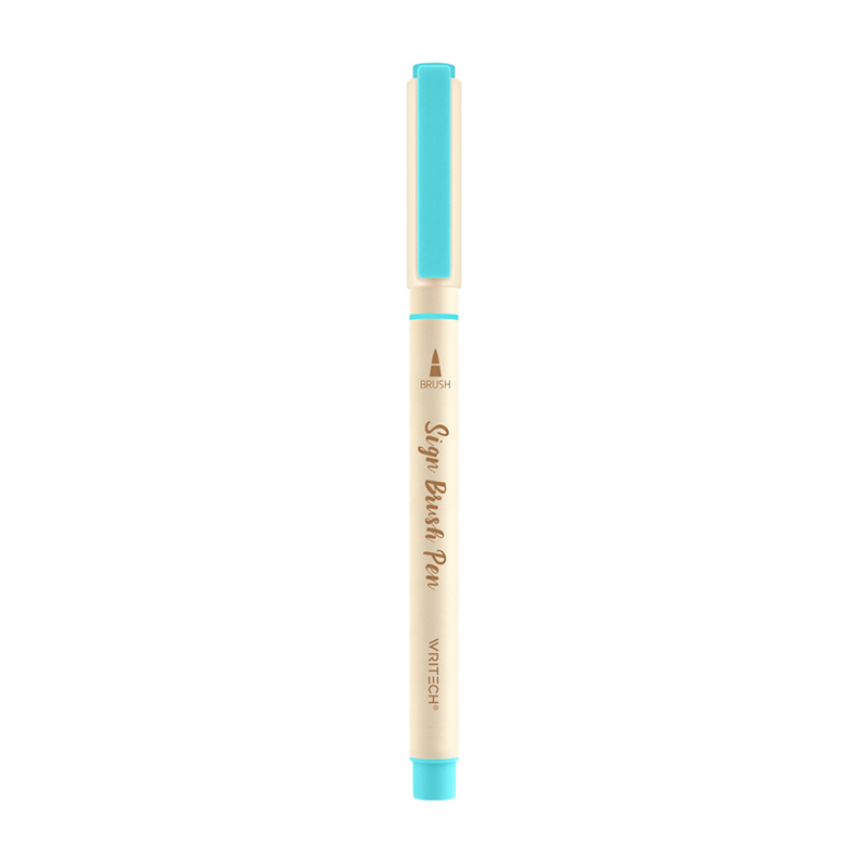 Keçeli Kalemler WRITECH W-827 FIRÇA TİP KEÇELİ KALEM AQUA - 12'Lİ KUTU Satın Al