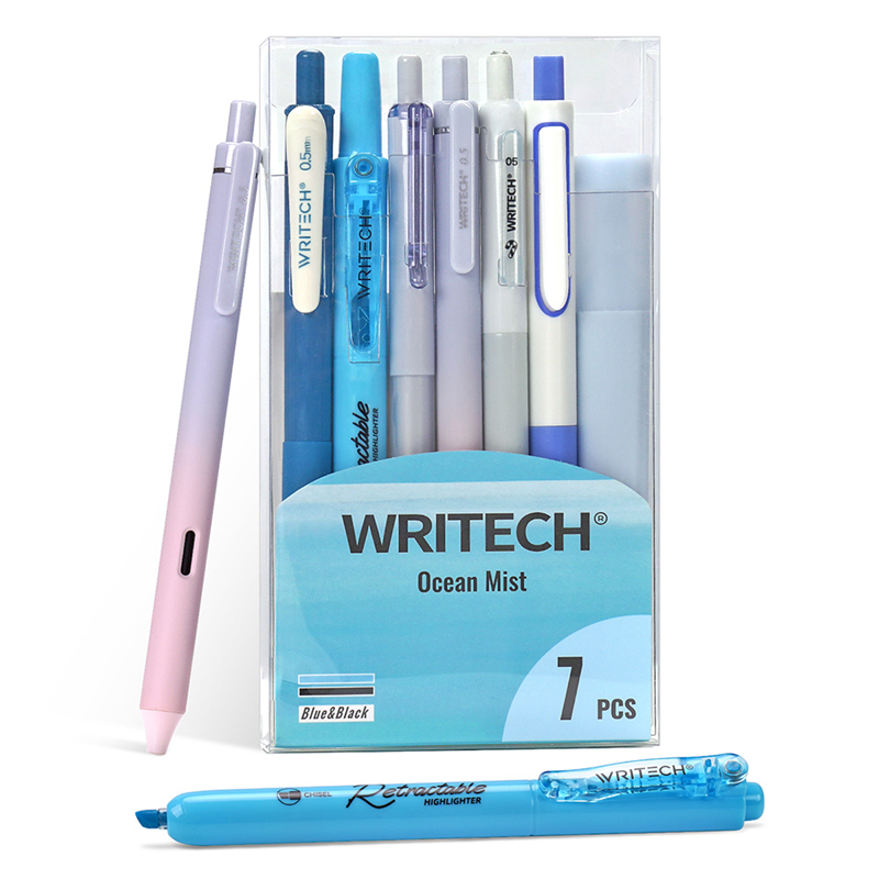 Keçeli Kalemler WRITECH W-JK04 OKYANUS MİSTİ KALEM SETİ (MAVİ) - 7'Lİ SET Satın Al