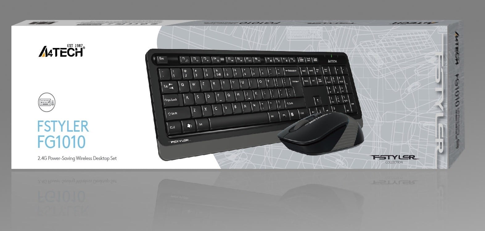 Klavyeler ve Setleri A4 Tech Fg1010 2.4G Gri Q Fn-Mm Klv+Optik Mouse Set Satın Al