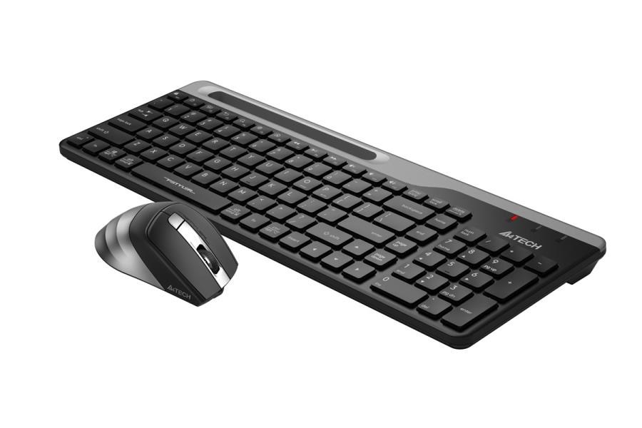 Klavyeler ve Setleri A4 Tech Fstyler FB2535C Gri Bluetooth+2.4G Nano Fn Multimedya Klavye Şarjlı Mouse Set Satın Al