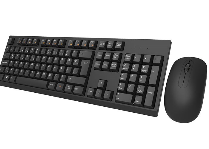 Klavyeler ve Setleri Everest KM-2510 Siyah Kablosuz Q Multimedia Klavye + Mouse Set Satın Al