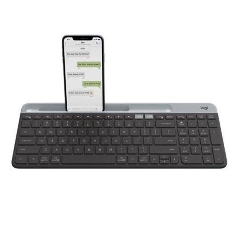 Klavyeler ve Setleri Logitech 920-010624 K580 Slim Kablosuz Gri Bluetooth&Usb Q Klavye Satın Al