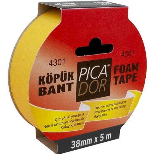 Koli Bantları Picador Çift Taraflı Köpük Bant 38 Mm X 5 Mt Satın Al