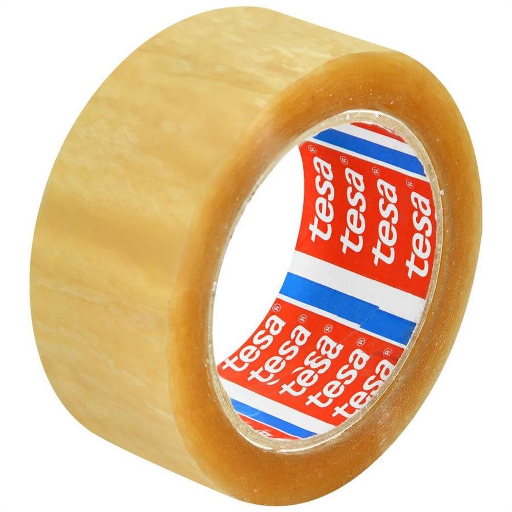 Koli Bantları Tesa Doğal Kauçuk Koli Bandı 45 mm x 100 m Şeffaf 6'lı Paket Satın Al