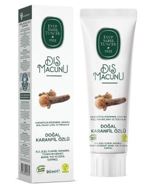 Kolonyalar Eyüp Sabri Tuncer Doğal Karanfil Özlü Diş Macunu 90 Ml Satın Al