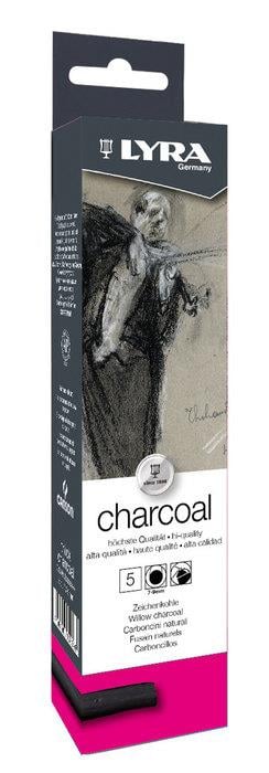 Kömür Kalem ( Füzen ) Lyra Thick Charcoals Doğal Füzen Kalem 7-9mm 5'li Kutu Satın Al