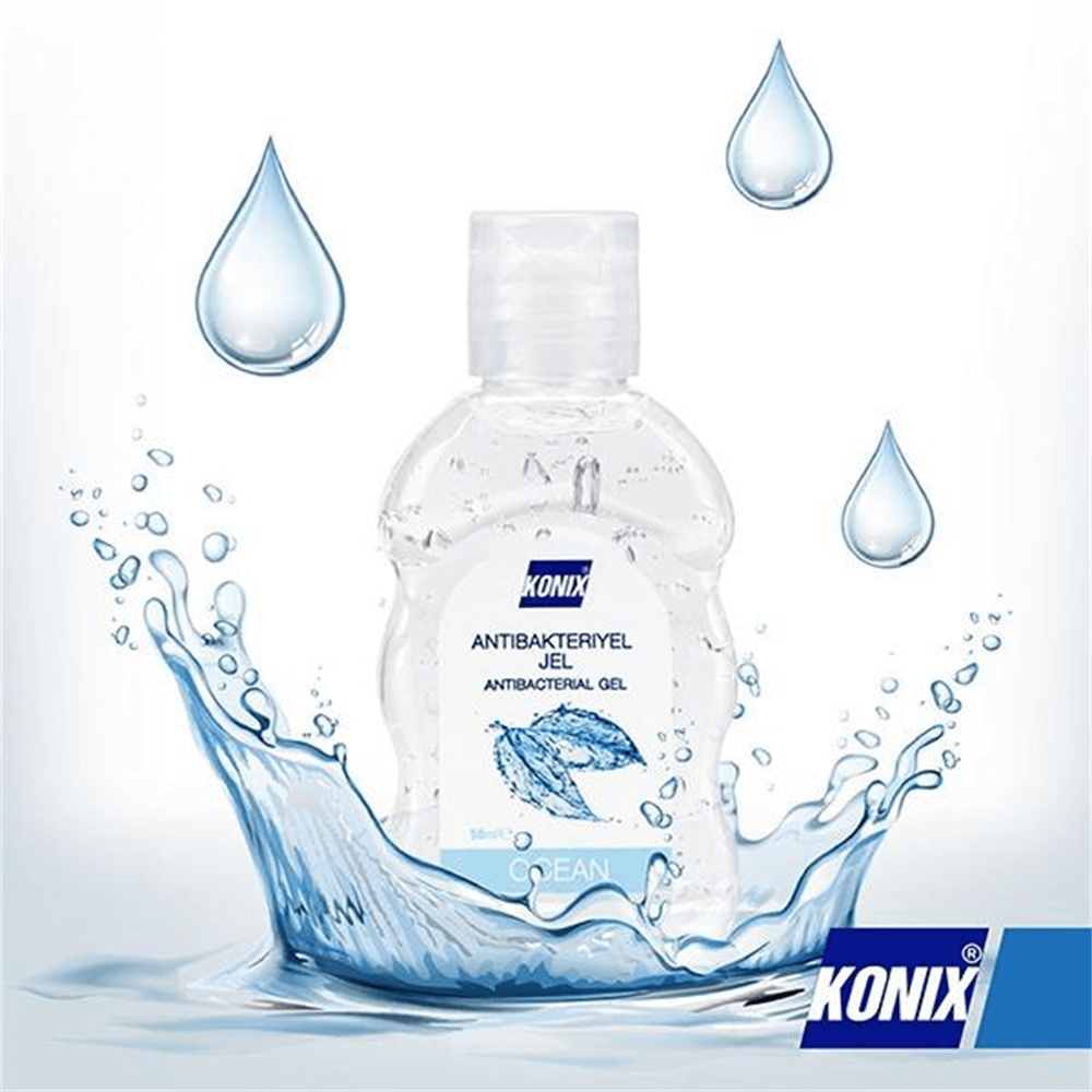 Konix Antibakteriyel Jel El Dezenfektanı 4 adet 100 ml