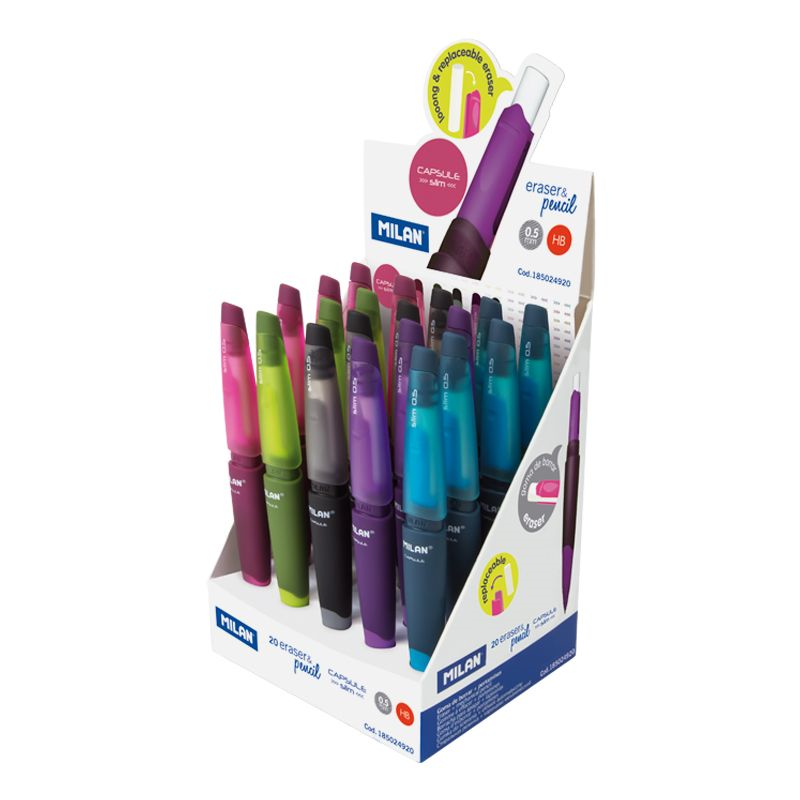 Kurşun Kalemler MILAN 185024920 CAPSULE SLIM VERSATİL KALEM 0,5MM - 20ADET Satın Al