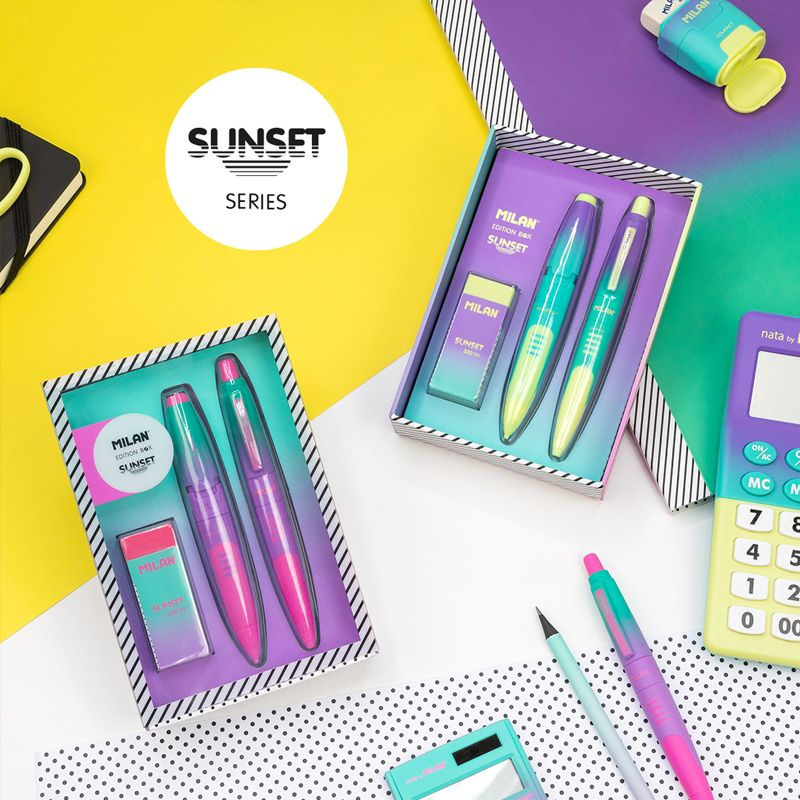 Kurşun Kalemler MILAN 6355SNP SUNSET PEMBE KALEM HEDİYE SET Satın Al