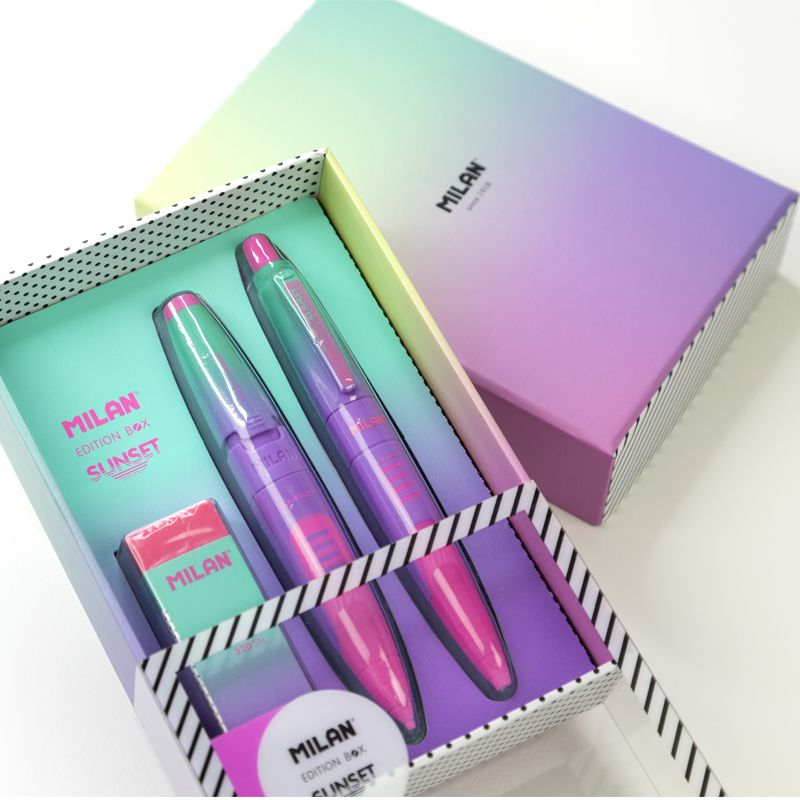 Kurşun Kalemler MILAN 6355SNP SUNSET PEMBE KALEM HEDİYE SET Satın Al