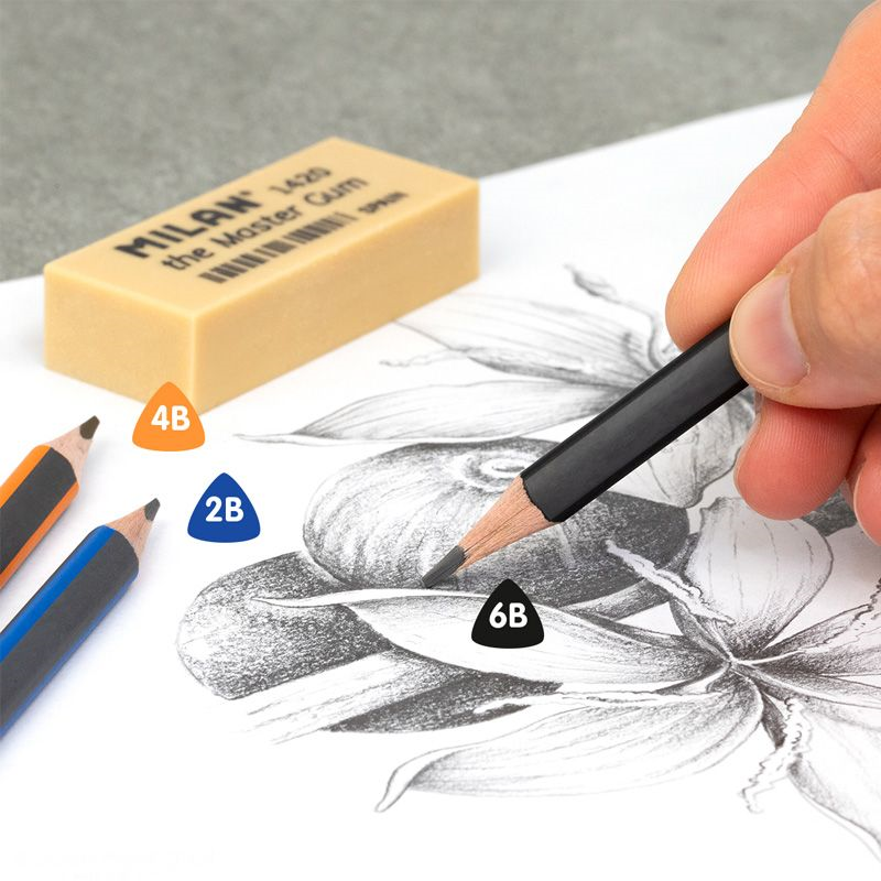 Kurşun Kalemler MILAN 71230512 GRAPHITE 4B ÜÇGEN KURŞUN KALEM - 12ADET Satın Al