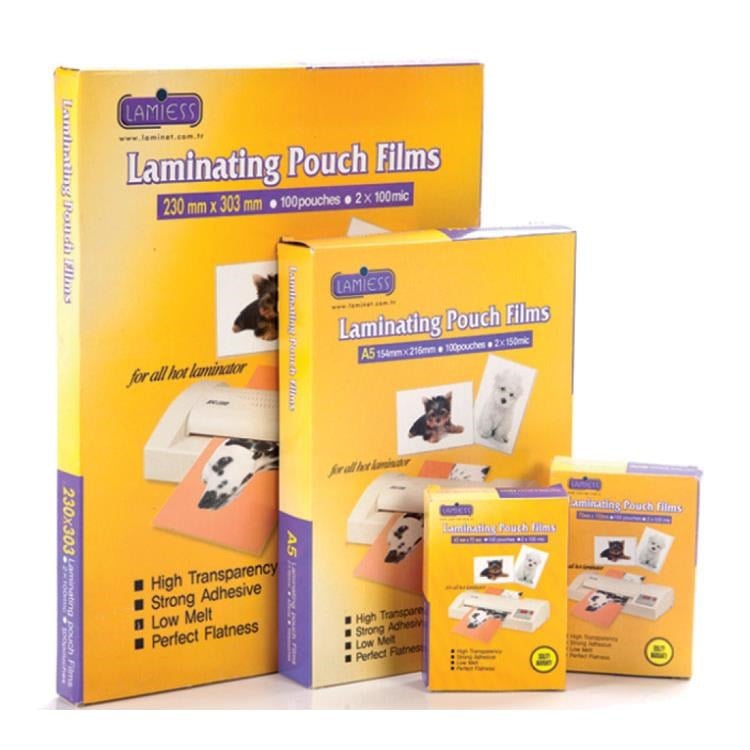 Laminasyon Filmleri Lamıess A5 Laminasyon Filmi 125 Mikron 100' Lü Paket Satın Al