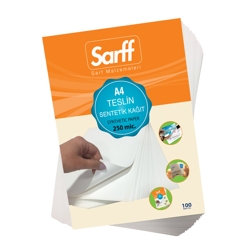 Laminasyon Filmleri Sarff 250mic.A4 TESLİN 100 ADET Satın Al