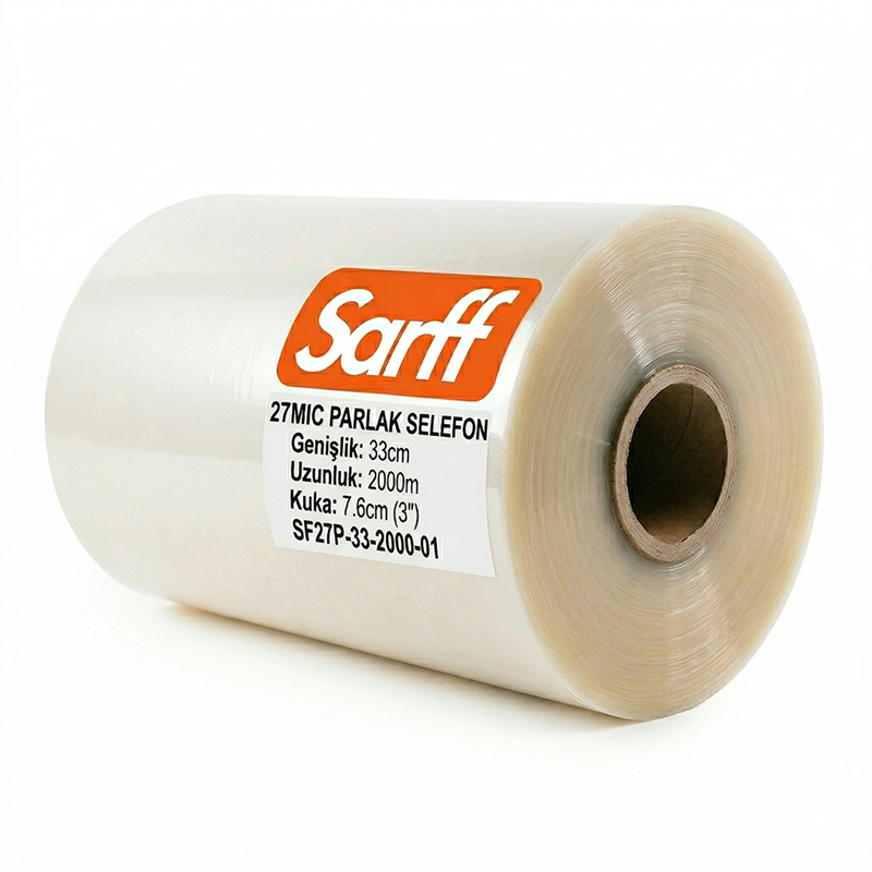 Laminasyon Makineleri SARFF 27MIC PARLAK SELEFON - 33CMX2000M(7,5 KUKA) Satın Al