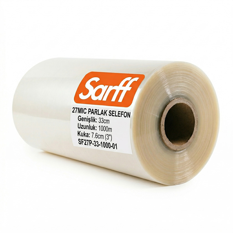 Laminasyon Makineleri SARFF 27MIC PARLAK SELEFON - 33CMX1000M(7,5 KUKA) Satın Al