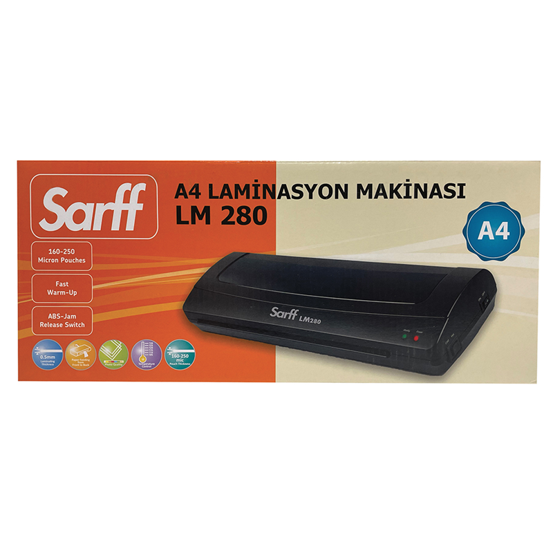 Laminasyon Makineleri SARFF LM280 A4 LAMİNASYON MAKİNESİ Satın Al