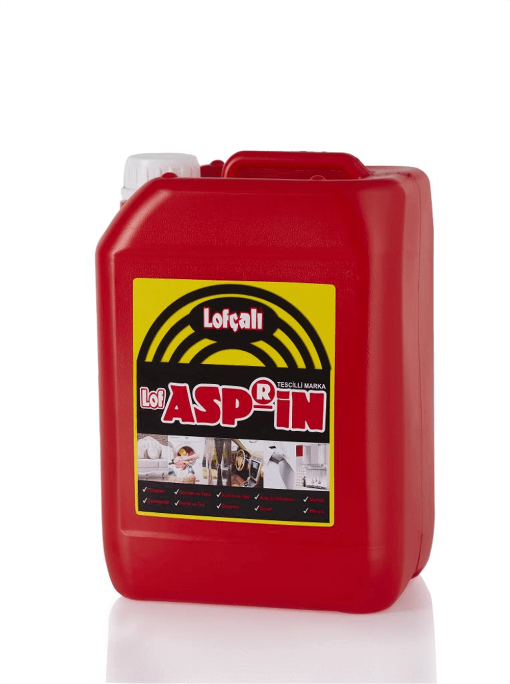 Lofçalı  Aspirin 4000 Ml Banyo-Mutfak-Döşeme-Çamaşır-Tül-Koltuk-Halı Temizleme
