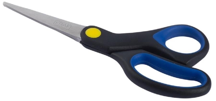 Makas ve Maket Bıçakları Kraf Kauçuk Saplı Ofis Makası 17 cm Satın Al