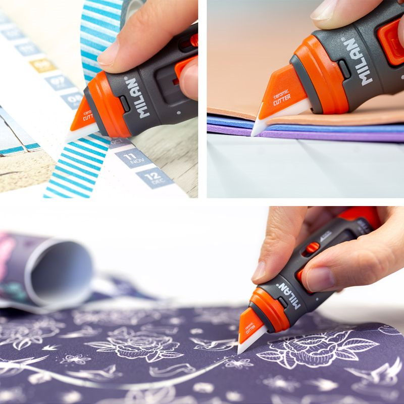 Makas ve Maket Bıçakları MILAN 6010112 SERAMİK KESİCİ MAKET BIÇAĞI - 12 Lİ Satın Al