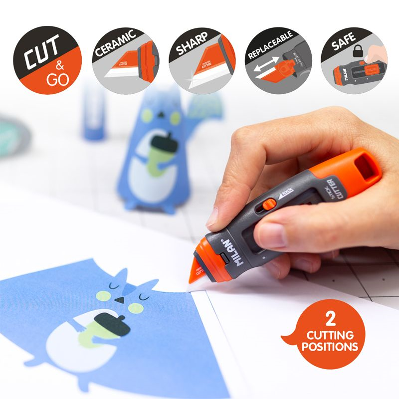 Makas ve Maket Bıçakları MILAN 6010112 SERAMİK KESİCİ MAKET BIÇAĞI - 12 Lİ Satın Al