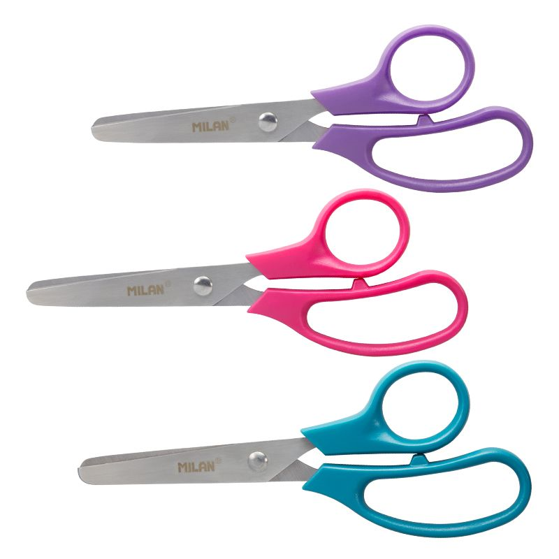 Makas ve Maket Bıçakları MILAN 80066 SCHOOL BASIC OKUL MAKASI - 24'LÜ Satın Al