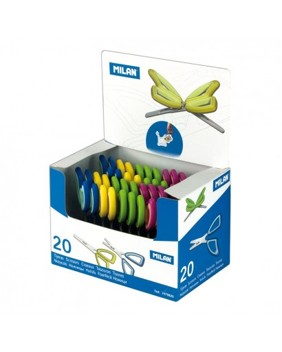 Makas ve Maket Bıçakları MILAN M1479820 KELEBEK SERİSİ MAKAS 20Lİ Satın Al
